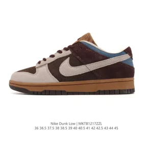Nike SB Dunk Low Pro Vintage Leather Skate Shoes for Men and Women