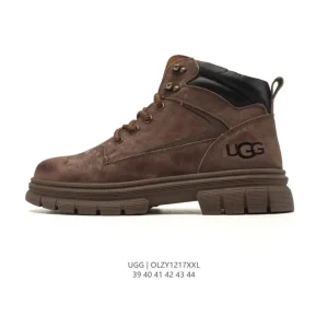 UGG Men's Classic High-Top Winter Boots Waterproof Leather