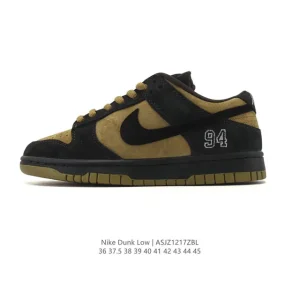 Nike SB Dunk Low Pro Vintage Leather Skateboarding Shoes for Men and Women