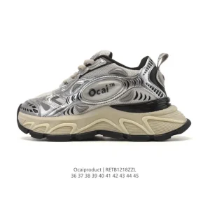 Ocai Retro Vintage Chunky Sole Running Shoes for Men and Women