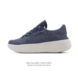 Nike Free 2025 Men's Running Training Shoes with Flyknit Upper and Cushioned Sole