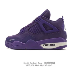 Jordan Air 4 Retro OG Low Top Vintage Basketball Shoes for Men and Women