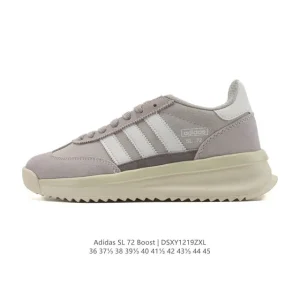Adidas SL 72 Runner with Boost Midsole by Maker's Lab and Recouture