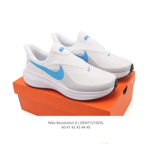 Nike Revolution 8 Running Shoes for Men - Breathable Cushioned Sport Sneakers
