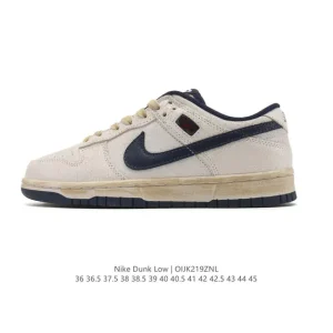 Nike SB Dunk Low Pro Vintage Leather Skateboarding Shoes