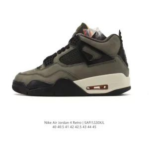 Jordan Air 4 Retro OG Low Top Basketball Shoes for Men and Women
