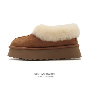 UGG Classic Mini Boots with Sheepskin Lining and Fur Trim