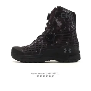 UA Micro G Valsetz Hiking Boots for Men, Waterproof Leather Outdoor Shoes