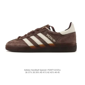 Adidas Handball Spezial Low-Top Leather Vintage Sneakers