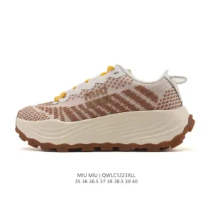 Miu Miu Tyre Sneaker Thick Sole Platform Running Shoes for Women