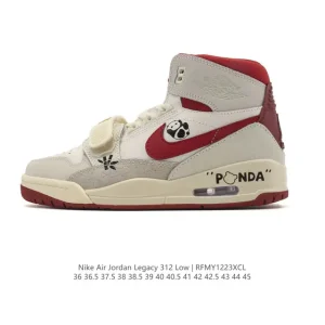 Jordan Legacy 312 High Top Basketball Shoes with Air Cushion and Premium Leather
