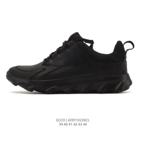 ECCO Men's Outdoor Hiking Shoes Lightweight Leather Breathable Sneakers