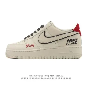 Nike Air Force 1 '07 Low White Leather Casual Sneakers