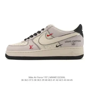 Nike Air Force 1 '07 Low White Leather Sneakers