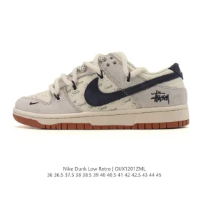 Nike Dunk Low Retro Labubu Dual Laces Vintage Basketball Skate Shoes