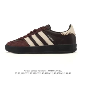 Adidas Samba Valentine Unisex Leather Sneakers with Gum Sole