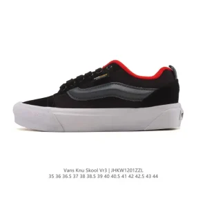 Vans Knu Skool VR3 LX Chunky Leather Retro Skate Shoes