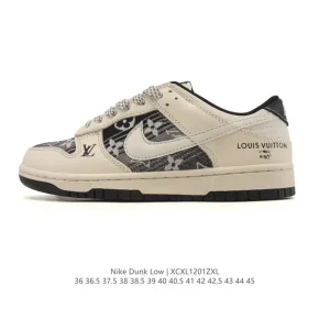 Nike SB Dunk Low Pro Vintage Leather Skate Shoes for Men and Women
