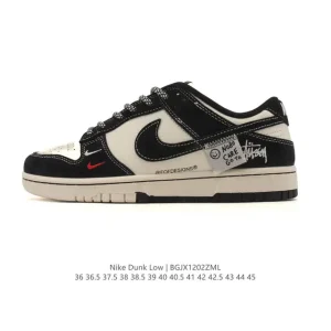 Nike SB Dunk Low Pro Men's Women's Skateboarding Shoes Vintage Leather Sneakers