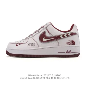 Nike Air Force 1 Low 07 Leather White Casual Sneakers for Men and Women