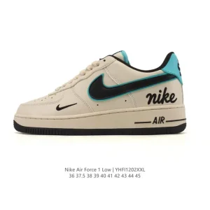 Nike Air Force 1 Low White Leather Casual Sneakers for Men and Women