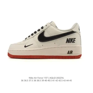 Nike Air Force 1 Low 07 White Leather Casual Sneakers for Men and Women