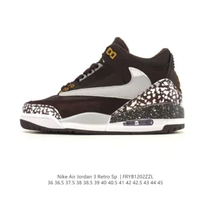 Jordan Air 3 Retro SE Men's Basketball Shoes with Visible Air Cushion