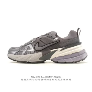 Nike V2K Run Retro Running Shoes Vintage Style with Cushioning