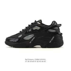 Raf Simons Low Top Dad Sneakers with Rubber Sole and Logo Details