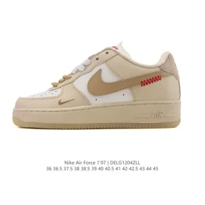 Nike Air Force 1 '07 Low White Leather Sneakers