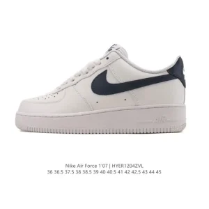 Nike Air Force 1 Low White Leather Sneakers for Men and Women