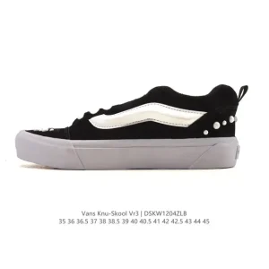 Vans Kun Skool Low Top Skate Shoes Vintage Style Unisex Casual Sneakers
