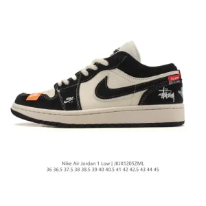 Jordan AJ1 Low Retro Basketball Shoes with Air Cushion