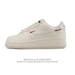 Nike Air Force 1 Low 07 Low Top Sneakers with Honeycomb Air Cushion