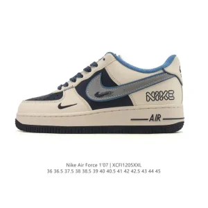 Nike Air Force 1 Low 07 Men's Casual Leather Sneakers with Air Cushioning