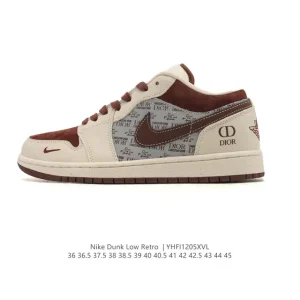 Nike SB Dunk Low Pro Vintage Leather Skateboarding Shoes