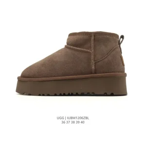 UGG Classic Short Wool Waterproof Winter Boots with Treadlite Sole