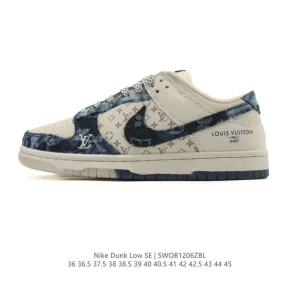 Nike SB Dunk Low Pro Vintage Leather Skate Shoes for Men and Women