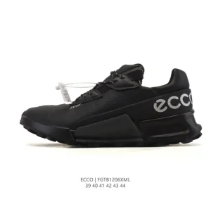 ECCO Men's Chunky Sole Casual Sneakers Breathable Lightweight Lace-Up Shoes