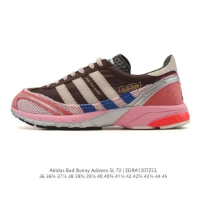 Adidas Bad Bunny X Adidas Adizero Sl 72 Retro Vintage Running Sneakers Cream