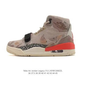 Jordan Legacy 312 High Top Basketball Shoes with Air Cushion