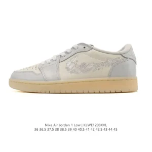 Air Jordan 1 Low Retro Classic Basketball Shoes with Air Cushion