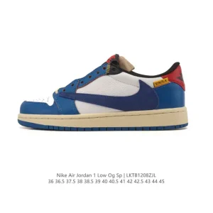 Nike Air Jordan 1 Low OG SP Military Blue Reverse Swoosh