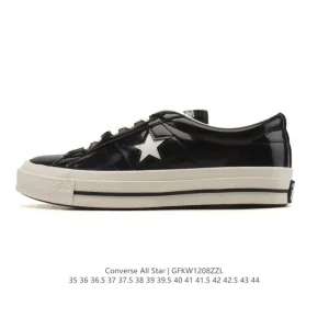 Converse All Star Leather Low Top Unisex Sneakers Vintage Style