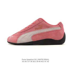PUMA Speedcat OG Low-Top Racing Sneakers Vintage Inspired Leather Shoes