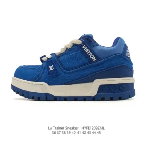 Louis Vuitton Trainer Low Sneaker Fashion Thick Sole Shoes