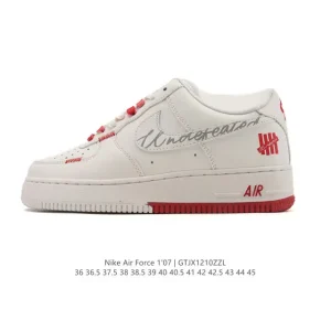 Nike Air Force 1 '07 Low White Leather Casual Sneakers