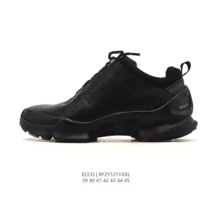 ECCO Men's Outdoor Leisure Shoes Breathable Lightweight Lace-up Sneakers
