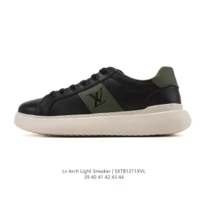 Louis Vuitton Classic White Leather Sneakers for Men