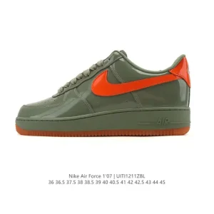 Nike Air Force 1 07 Low White Leather Casual Sneakers for Men and Women